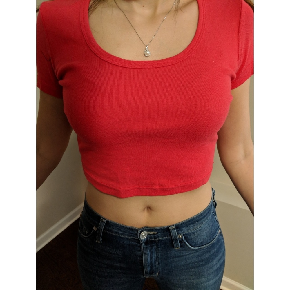 Red Crop Top